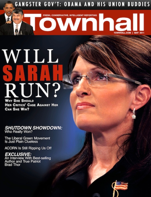 sarah palin newsweek magazine cover. Townhall Magazine Cover Story: